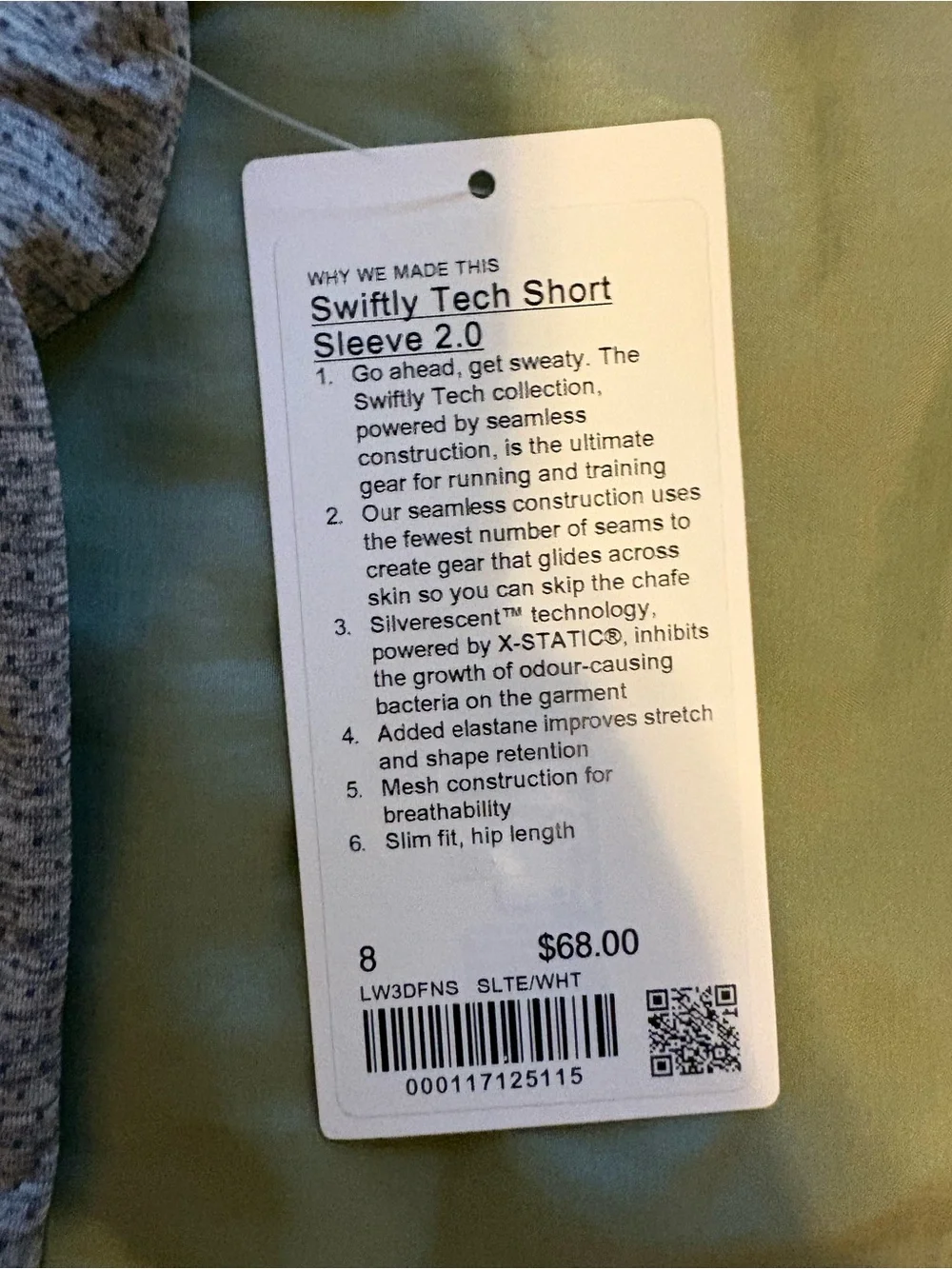 Lululemon Swiftly Tech Short Sleeve 2.0 (Brand New)